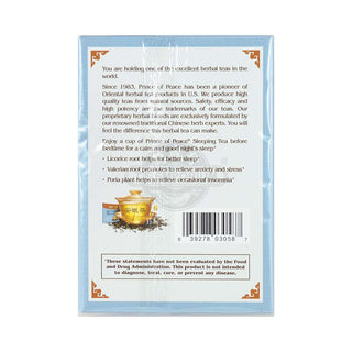 Prince Of Peace Herbal All Natural Sleep Support – Bedtime w/Valerian Root, Licorice Root, Ginseng Root, Stevia Leaf, Japanese Sophora Leaf, Astragalus Root, White Peony Root, Poria Plant, Assam, Dietary Supplement Herbal Tea (Pack of 1) 18 Tea Bags
