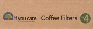 If You Care Coffee #6 Kosher Brown Unbleached Chlorine-Free Natural, Biodegradable, Compostable, Chlorine Free Gluten-Free Cone Filters (Pack of 1) 100 Count t