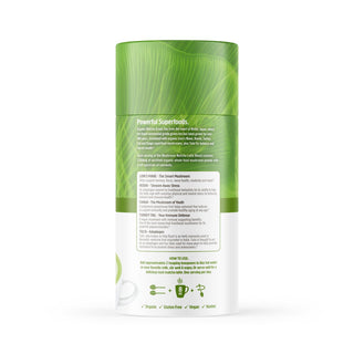 Om Mushroom Superfood USDA Organic & Kosher Certified, Green Tea Matcha Latte w/Organic Maple Sugar Powder, Matcha Green Tea, Gum Acacia, Vanilla Flavor, Rice Hull, Monk Fruit Extract, Myceliated Oats, Vegan, Gluten-Free Latte Blend (Pack of 1) 8.47oz