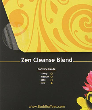 Buddha Teas Organic Kosher Herbal, Zen Cleanse Blend w/Earthy Flavors of Senna Leaf, Burdock, Milk Thistle, Cranberry, Hibiscus Flower, Spearmint & Dandelion Root, GMO-Free, Caffeine-Free Herbal Tea (Case of 6) 18 Tea Bags