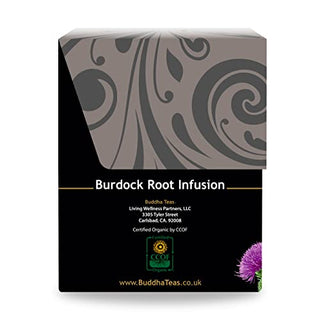 Buddha Teas Organic Herbal Kosher Burdock Root GMO-Free, Blend Caffeine-Free  Herbal Tea (Case of 6) 18 Tea Bags