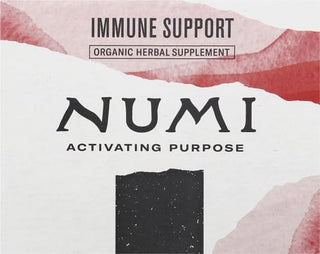 Numi Tea - Organic Herbal Kosher Immune Support Elderflower, Elderberry, Thyme, Dairy-Free, Gluten-Free, GMO-Free, Fair-Trade, Wheat-Free, Yeast-Free Herbal Tea (Case of 6) 16 Tea Bags