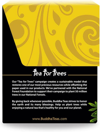 Buddha Teas Organic Herbal Kosher Senna w/Pure Senna Leaf GMO-Free OU Kosher, USDA Organic, CCOF Organic, Bleach-Free Caffeinated Herbal Tea (Case of 6) 18 Tea Bags