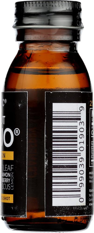 Teaonic - Organic Herbal My Gut Mojo w/Hibiscus, Aloe Vera Leaf, Cranberry Juice, Cinnamon Extract Powder Herbal Tea (Case of 6) 2 Fz Bottle