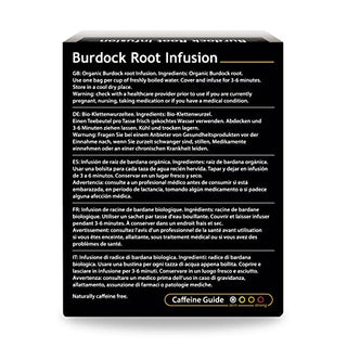 Buddha Teas Organic Herbal Kosher Burdock Root GMO-Free, Blend Caffeine-Free  Herbal Tea (Case of 6) 18 Tea Bags
