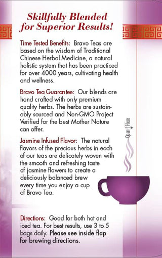 Bravo Teas Herbal Energy & Stamina, w/Herbal Supplements, Gluten-Free, GMO-Free, Caffeine-Free Green Tea (Pack of 1) 20 Tea Bags