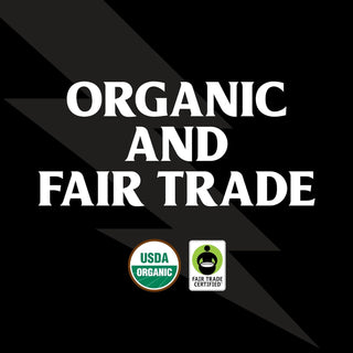 Death Wish Organic Medium Roast Arabica & Robusta Ground Beans w/Notes of Cherry & Chocolate Fair-Trade Single Serve Cup Caffeinated Coffee (Case of 6)10 K-Cup Pods