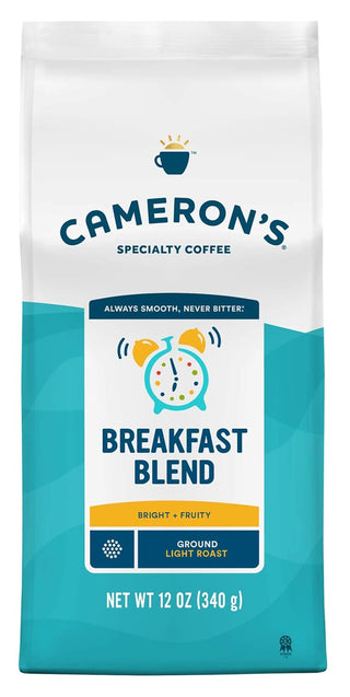 Cameron's Kosher Specialty Breakfast Blend 100% Premium Arabica Light Roast Ground Bean, Gluten-Free, Allergen-Free Caffeinated Coffee (Case Of 6) 12K-Cup Pods