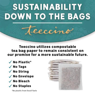 Teeccino Organic Herbal Kosher-Parve Dandelion Blend Caramel Nut w/Carob, Chicory, Dandelion Root, Figs, Almonds, Natural Flavor Plant-Based, Caffeine-Free Herbal Tea (Case of 6)10 Tea Bags
