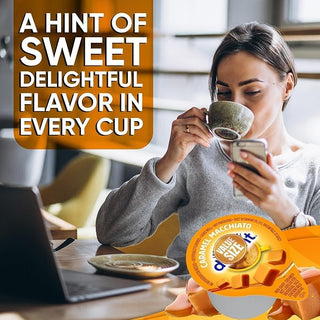 International Delight House Inspirations Caramel Macchiato Non-Dairy Gluten-Free, Coffee Creamer (Pack of 1) 24 Cup Containers