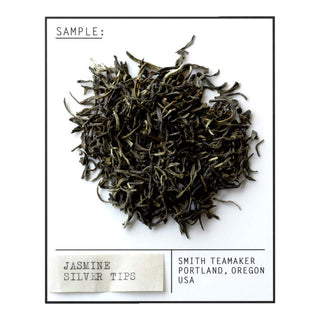 Smith Teamaker Jasmine Silver Tip w/Scented Jasmine Blossoms, Dairy-Free, Gluten-Free, Wheat-Free, Yeast-Free, Herbal Tea (Case of 6)15 Tea Bags