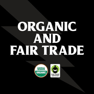 Death Wish Organic Medium Roast Arabica & Robusta Ground Beans w/Notes of Cherry & Chocolate Fair-Trade Single Serve Cup Caffeinated Coffee (Case of 6)10 K-Cup Pods