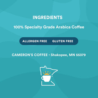 Cameron's Kosher Specialty Breakfast Blend 100% Premium Arabica Light Roast Ground Bean, Gluten-Free, Allergen-Free Caffeinated Coffee (Case Of 6) 12K-Cup Pods