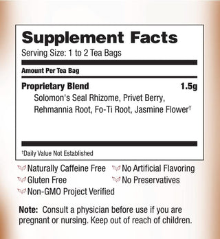 Bravo Teas Herbal w/Herbal Supplements Natural Hair Regrowth Gluten-Free, GMO-Free, Caffeine-Free Green Tea (Pack of 1) 20 Tea Bags