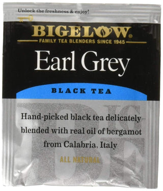Bigelow Tea Kosher Earl Grey w/Blended Real Oil of Bergamot, Distinctive Citrus-Flavor GMO-Free, Gluten-Free, Caffeinated Black Tea (Case of 6) 20 Tea Bags