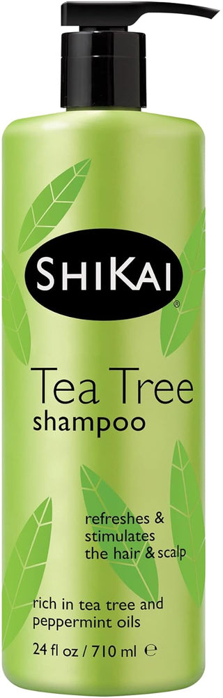 Shikai Products Tea Tree w/Peppermint Oil Shampoo (Pack of 1) 24 Fl Oz
