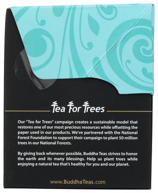 Buddha Teas Organic Herbal Calm Buddha Blend Dairy-Free, w/Chamomile Flower, Lavender, Kava Kava Root, Passion Flower, Skullcap, Spearmint, Cinnamon, St. John's Wort Herbal Wheat Free, Yeast-Free Tea (Case of 6) 18 Tea Bags