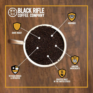 Black Rifle Coffee Company Loyal Spirit, 100% Arabica Light Roast Ground Bean, Vegetarian, Gluten-Free, Caffeinated Coffee (Pack of 2) 22 K-Cup Pods