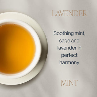 Rishi Organic Kosher Lavender Mint w/Peppermint, Licorice, Lavender, Sage, GMO-Free, Dairy-Free Caffeinated Herbal Tea (Case of 6) 15 Tea Bags