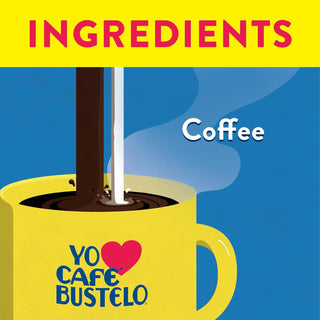 Cafe Bustelo Espresso w/Robust Flavor & Captivating Aroma, 100% Pure Dark Roast Ground Bean, Plant-Based Caffeinated Coffee (Pack of 1) 22 oz Canister
