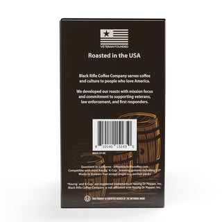 Black Rifle Coffee Company Kosher Certified Salty Caramel w/Cocoa, 100% Arabica Medium Roast Ground Bean Latte Keurig Caffeinated Coffee (Pack of 3)12 K-Cup Pods