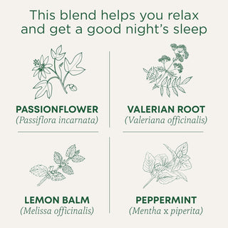 Traditional Medicinals Organic Herbal Kosher Nighty Night Valerian, w/Valerian Root, Passion Flower, Lemon Balm Leaf, non-GMO, Gluten-Free, Caffeine-Free Herbal Tea (Case of 6) 16 Tea Bags