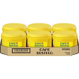 Cafe Bustelo Espresso w/Robust Flavor & Captivating Aroma, 100% Pure Dark Roast Ground Bean, Plant-Based Caffeinated Coffee (Pack of 1) 22 oz Canister