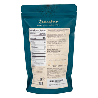 Teeccino Organic Herbal Kosher-Parve Dandelion Blend Caramel Nut w/Carob, Chicory, Dandelion Root, Figs, Almonds, Natural Flavor Plant-Based, Caffeine-Free Herbal Tea (Case of 6)10 Tea Bags