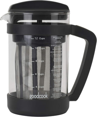 Goodcook Koffe 1.5L Glass Cold Brew Coffee Maker w/BPA-Free Plastic Frame (Case Of 2) 1 Count