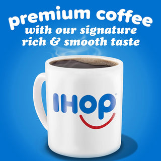 IHOP Kosher Signature Blend w/Signature Rich & Smooth Taste, 100% Arabica Medium Roast Ground Bean Caffeinated Coffee (Pack of 1) 12 oz Bag