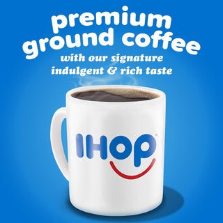 IHOP Kosher Velvet Night w/Signature Indulgent & Rich Taste, 100% Arabica Dark Roast Ground Bean Caffeinated Coffee (Pack of 1) 12 oz Bag