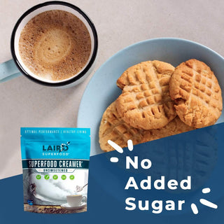 Laird Superfood Instafuel Unsweetened + Aquamin Premium GMO-Free, Vegan, Coffee Creamer  (Case Of 6) 8 Oz Bag