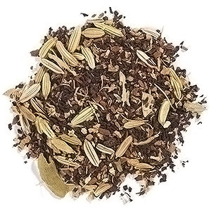 Frontier Organic Kosher, Non-Irradiated, Herbal Chai w/Ginger, Fennel, Cloves, Black Pepper, Cardamom & Cinnamon, No Artificial additives, No Chemicals, Certified Fair-Trade Caffeinated Herbal Tea (Pack of 1) 1lb Single Bulk Item