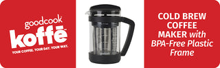 Goodcook Koffe 1.5L Glass Cold Brew Coffee Maker w/BPA-Free Plastic Frame (Case Of 2) 1 Count