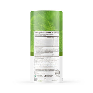 Om Mushroom Superfood USDA Organic & Kosher Certified, Green Tea Matcha Latte w/Organic Maple Sugar Powder, Matcha Green Tea, Gum Acacia, Vanilla Flavor, Rice Hull, Monk Fruit Extract, Myceliated Oats, Vegan, Gluten-Free Latte Blend (Pack of 1) 8.47oz