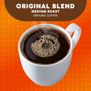 Dunkin' Original Blend 100% Arabica Medium Roast Ground Bean Caffeinated Coffee (Pack of 1) 12oz Bag