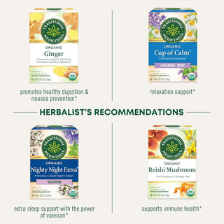 Traditional Medicinals Organic Kosher Herbal Lemon Balm Naturally, Non-GMO Verified. Kosher. Caffeine Free. Certified B Corp. Compostable Tea Bags, Caffeine-Free GMO-Free, Herbal Tea (Case of 6) 16 Tea Bags