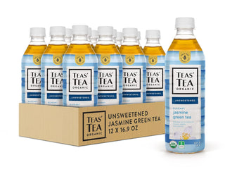 Itoen Organic Jasmine w/Ascorbic, Jasmine Flower,  Acid GMO-Free, Green Tea (Case of 12)16.9 Fl Oz Bottles