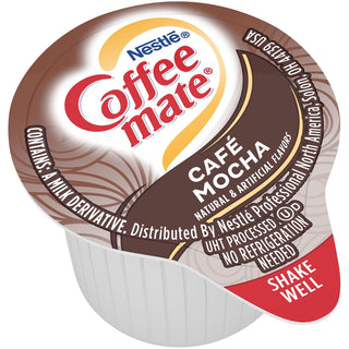Nestle Coffee-Mate Kosher Café Mocha Flavored Non-Dairy, Gluten-Free, Dairy, Cholesterol-Free Coffee Creamer 32 Servings (Pack of 1) 16oz Bottles