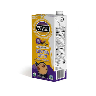 Oregon Chai Organic Kosher Tea Latte Concentrate "The Original" GMO-Free, Gluten-Free, Natural Black Tea (Case of 6) 32 Fl Oz.