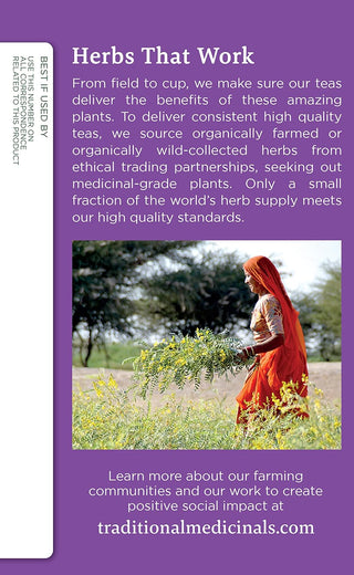 Traditional Medicinals Organic Herbal Kosher Smooth Move w/Senna Leaf, Peppermint, Non-GMO, Naturally Caffeine-Free Herbal Tea (Case of 6) 16 Tea Bags