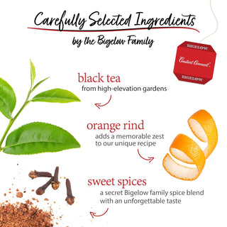 Bigelow Tea Kosher Premium Constant Comment Gluten-Free, GMO-Free, Caffeinated Black Tea (Case of 6) 20 Tea Bags