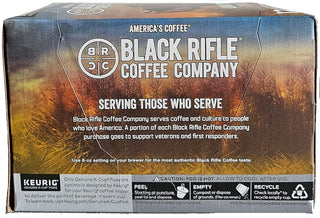 Black Rifle Coffee Company Loyal Spirit, 100% Arabica Light Roast Ground Bean, Vegetarian, Gluten-Free, Caffeinated Coffee (Pack of 2) 22 K-Cup Pods