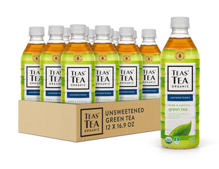 Itoen Organic Pure Green Unsweetened Loose Leaves Green Tea (Case of 12) 16.9 Fl Oz Bottles