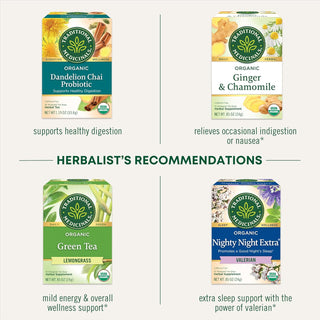 Traditional Medicinals Organic Herbal Kosher Chamomile w/Lavender, Herbal Supplements, GMO-Free, Fair-Trade, Naturally Caffeine-Free Herbal Tea (Case of 6) 16 Tea Bags