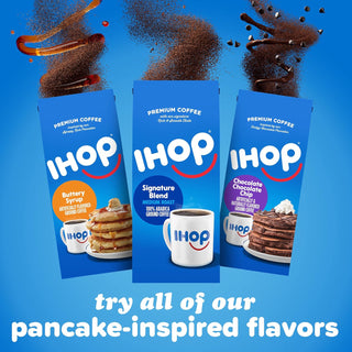 IHOP Kosher Signature Blend w/Signature Rich & Smooth Taste, 100% Arabica Medium Roast Ground Bean Caffeinated Coffee (Pack of 1) 12 oz Bag