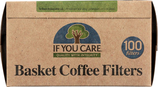 If You Care Kosher Brown Unbleached Chlorine-Free Natural, Biodegradable, Compostable, Chlorine Free Gluten-Free Cone Filters (Case of 12) 100 Count
