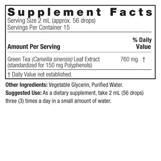 Nature's Answer Herbal Green Tea Extract AF 2000mg Unisex, Vegetarian, Vegan, GMO-Free, Non-GMO, No Preservatives, No Artificial Flavors, Cruelty-Free, Alcohol-Free, Dietary Supplement Extract (Pack of 1) 1.0oz Bottle
