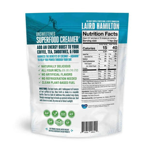 Laird Superfood Instafuel Unsweetened + Aquamin Premium GMO-Free, Vegan, Coffee Creamer  (Case Of 6) 8 Oz Bag