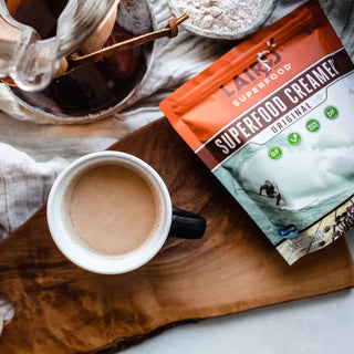 Laird Superfood - Superfood Original Dairy-Free, Soy-Free, Gluten-Free, GMO-Free, Vegan Keto, Creamer (Case Of 6) 8 Oz Bag